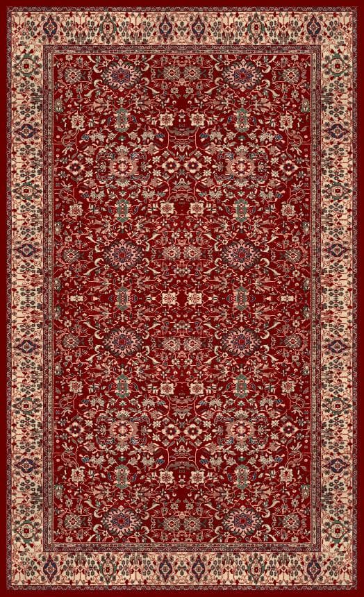فرش ماشینی کلاسیک هانوکس طرح کمند کد HAC.191.1