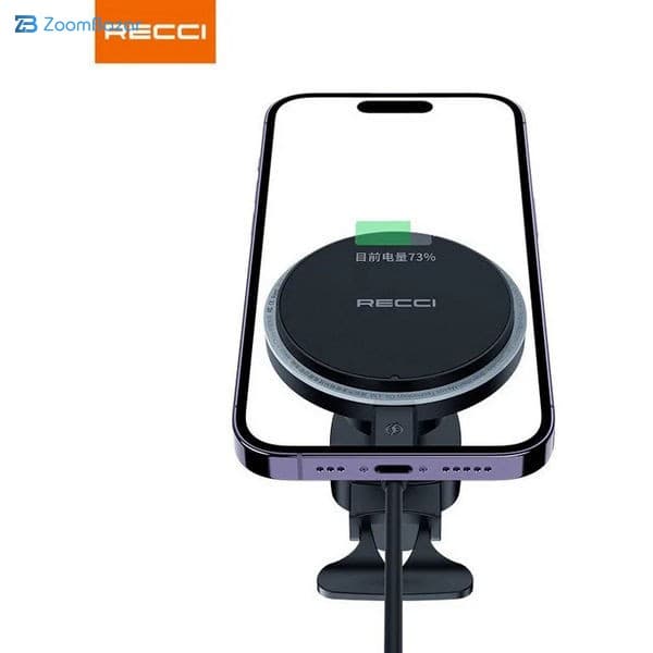 پایه نگهدارنده و شارژر بی سیم گوشی موبایل رسی مدل RHO-C35 — تصویر ۳