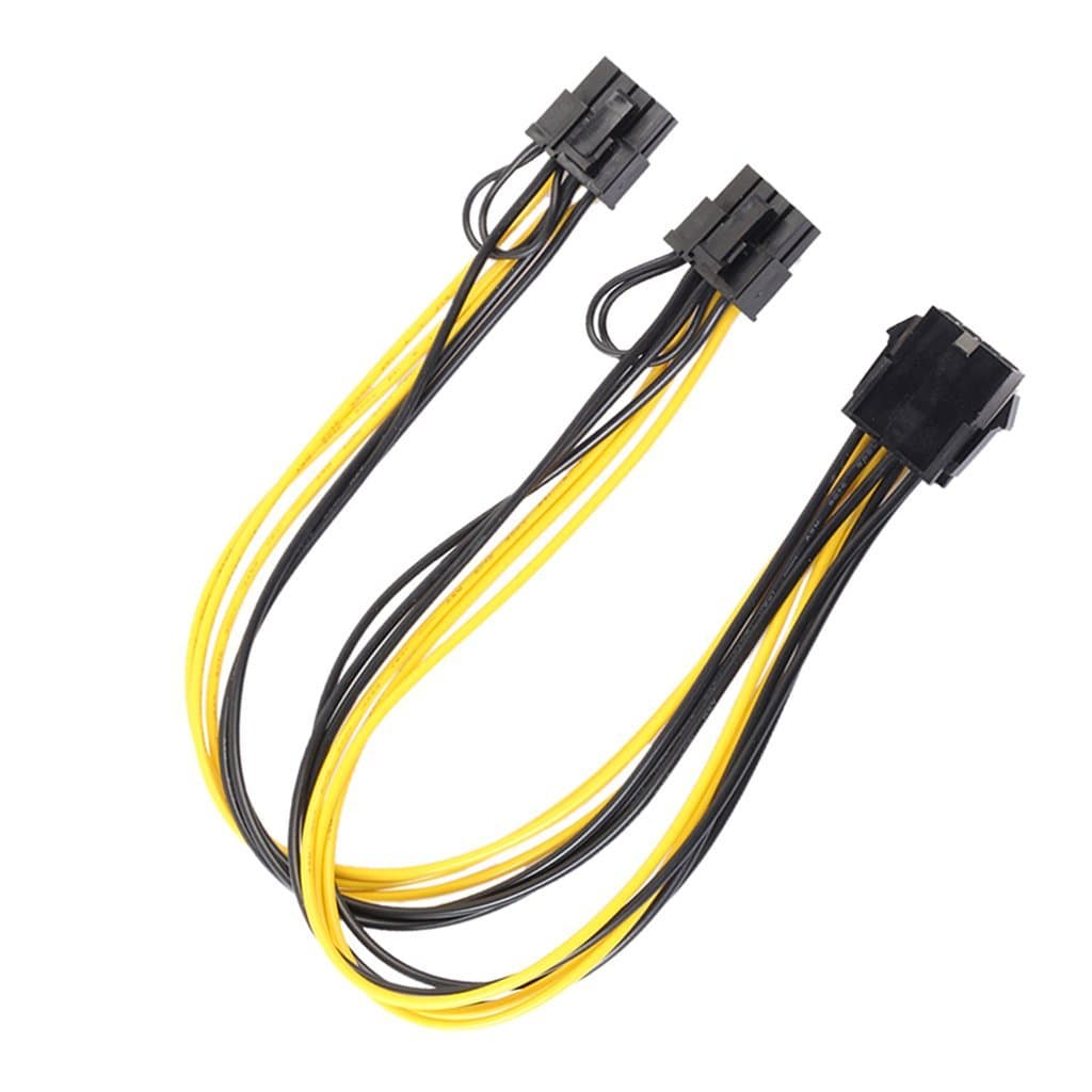 کابل تبدیل برق 6 پین به 8 پین گرافیک (power 6-pin to 8-pin dual) — تصویر ۵