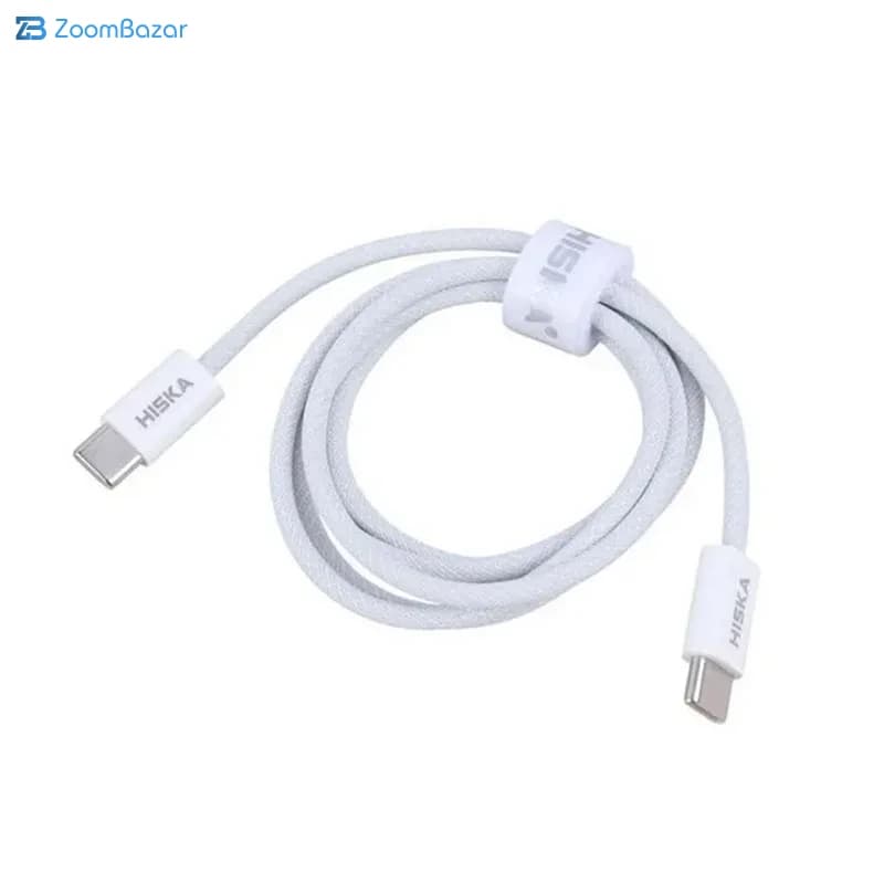کابل تبدیل USB-C به USB-C هیسکا مدل LX811 طول 1 متر — تصویر ۳