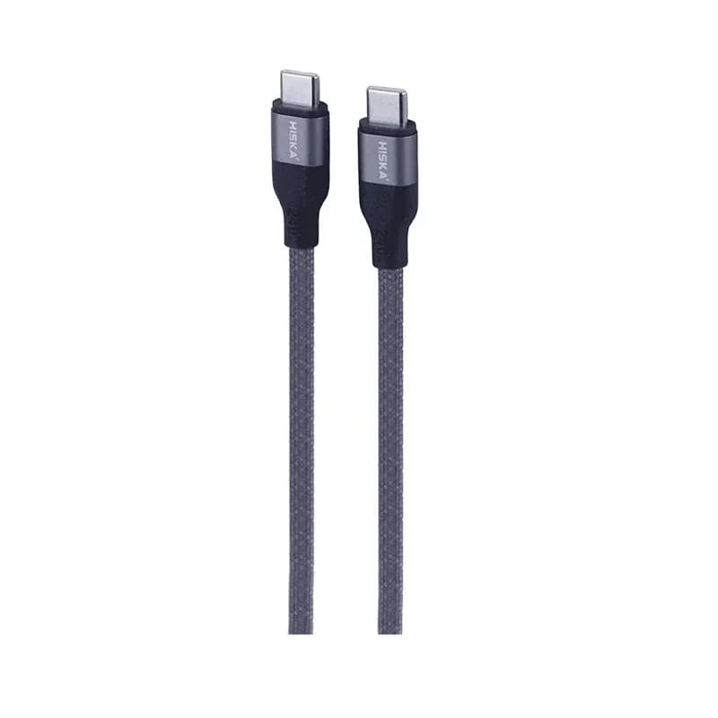 کابل تبدیل USB-C به USB-C هیسکا مدل LX-931CC طول 1 متر توان 60 وات