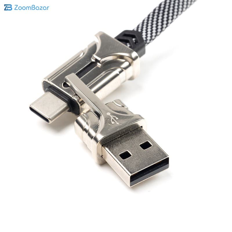 کابل تبدیل USB به لایتنینگ/ USB-C هیسکا مدل LX-30 طول 1 متر — تصویر ۶