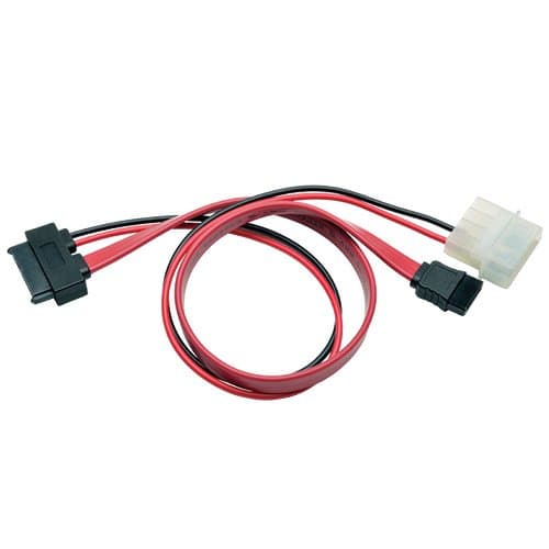 تبدیل ساتا اسلیم به ساتا و برق مولکس (Slimline SATA to SATA) — تصویر ۲