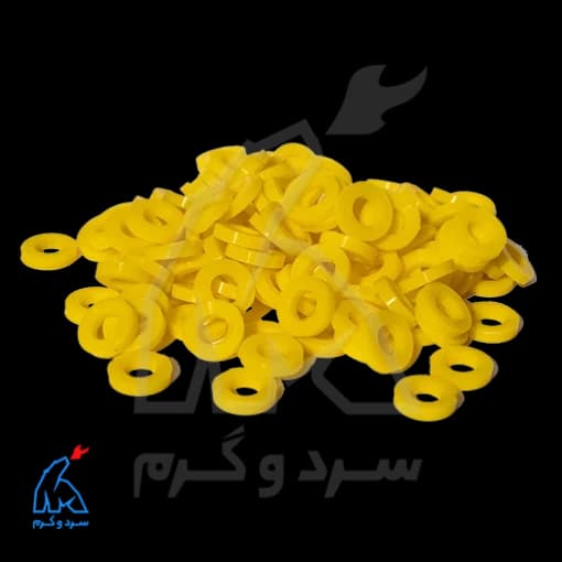 واشر سیلیکونی ضخیم 3/8 – 100 عددی