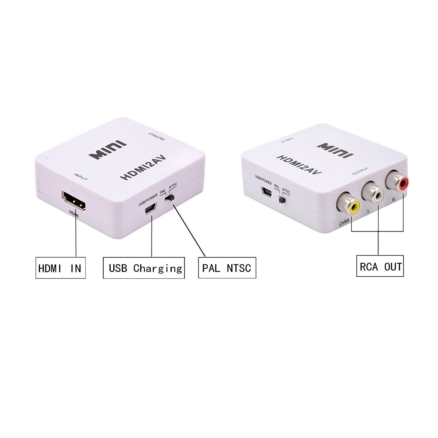 تبدیل HDMI به AV و RCA (برند mini) — تصویر ۴