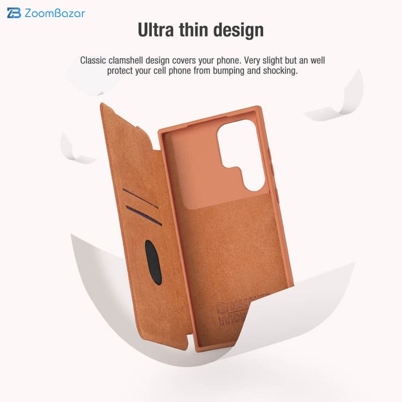 کیف کلاسوری اپیکوی مدل NillSkin Qin Pro مناسب برای گوشی موبایل سامسونگ Galaxy S23 Ultra — تصویر ۶