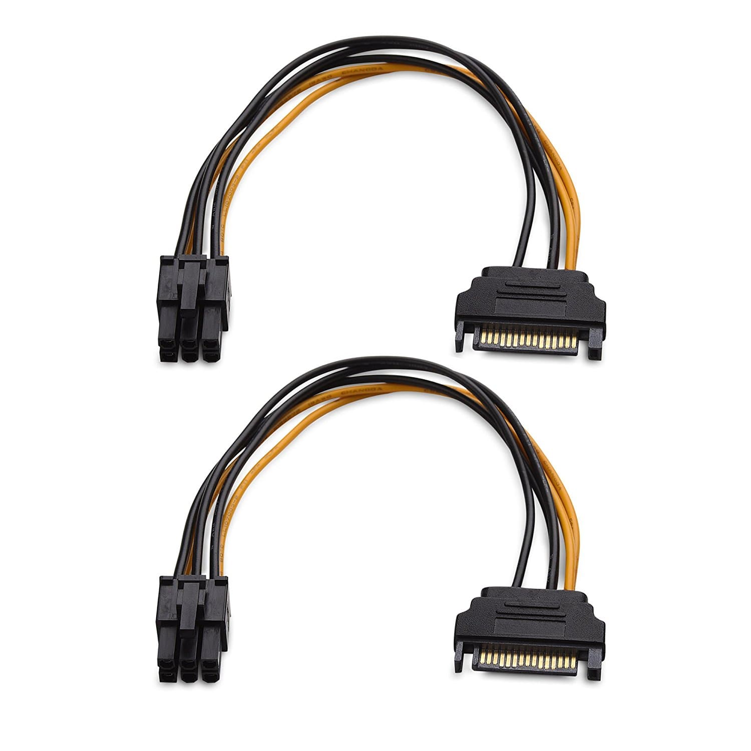 کابل تبدیل برق ساتا به 6 پین گرافیک (SATA TO 6PIN VGA) — تصویر ۴