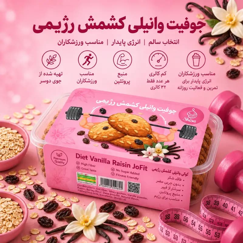 جوفیت وانیلی کشمشی