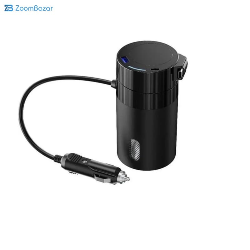 مبدل برق خودرو پاورولوجی مدل CAR POWER INVERTER 200W UNIVERSAL PWCPI200WBK — تصویر ۴