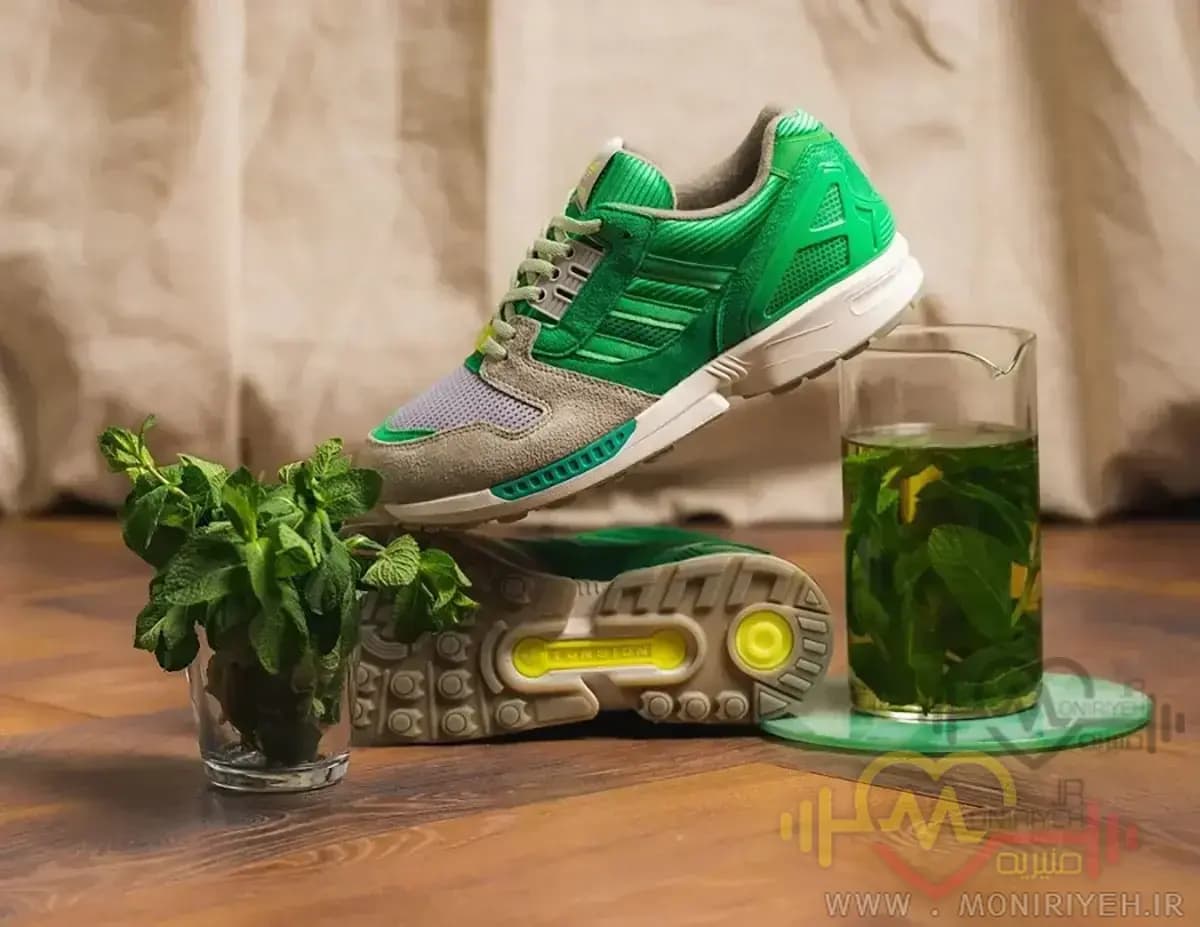 کتونی آدیداس ZX 8000 Mint Tea – چای نعنا — تصویر ۴