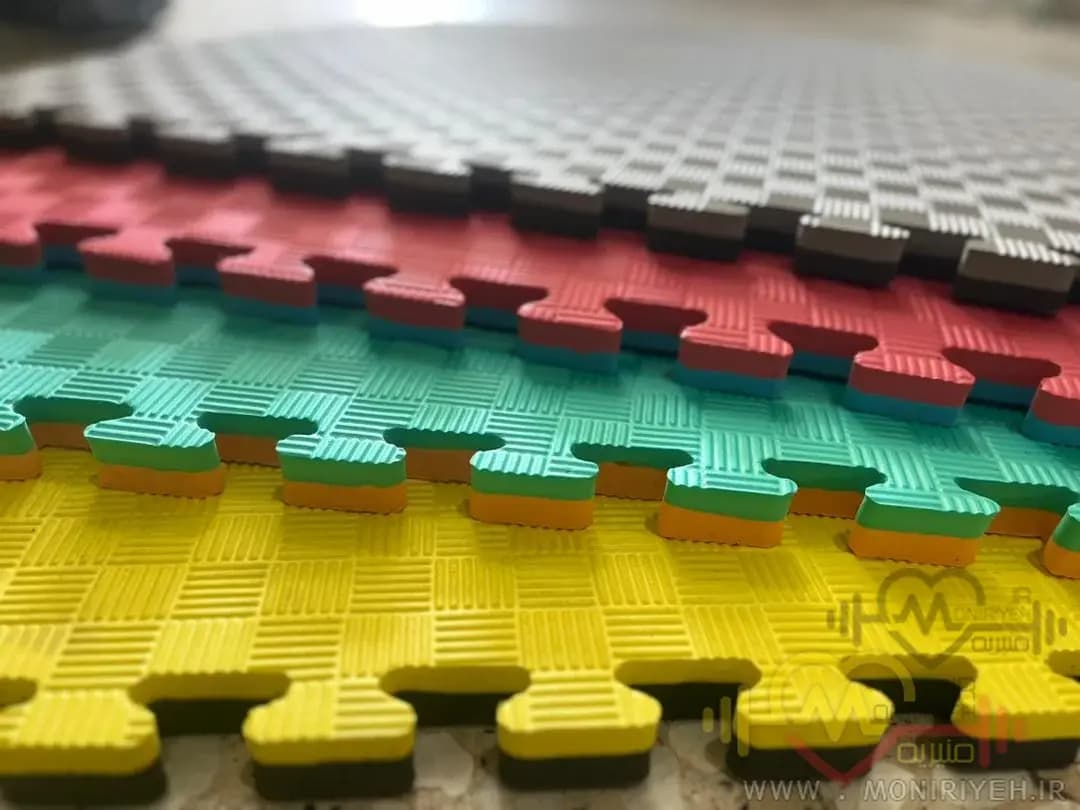تاتامی 1×1 فوم PVC-EVA ضخامت ۲۵ میل دو رو