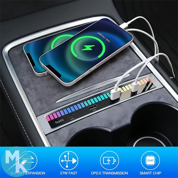 هاب کنسول مرکزی تسلا برند Topfit مدل MY001 — تصویر ۴