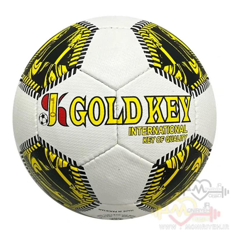 توپ فوتبال سایز چهار زرنگ gold Key اورجینال