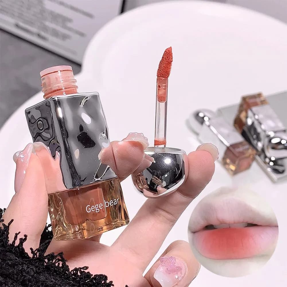 پک ۳ عددی رژلب مایع مخملی Gege Bear مدل Lip Glaze — تصویر ۳