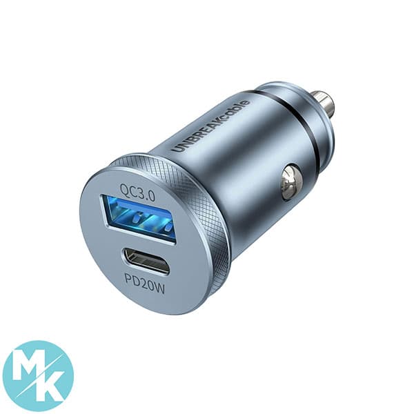 شارژر فندکی شارژ سریع برند UNBREAKcable مدل UBCH335