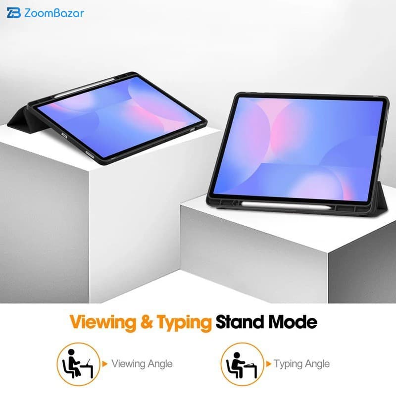 کیف کلاسوری اپیکوی مدل Leather مناسب برای تبلت سامسونگ Galaxy Tab S10 FE Plus — تصویر ۶