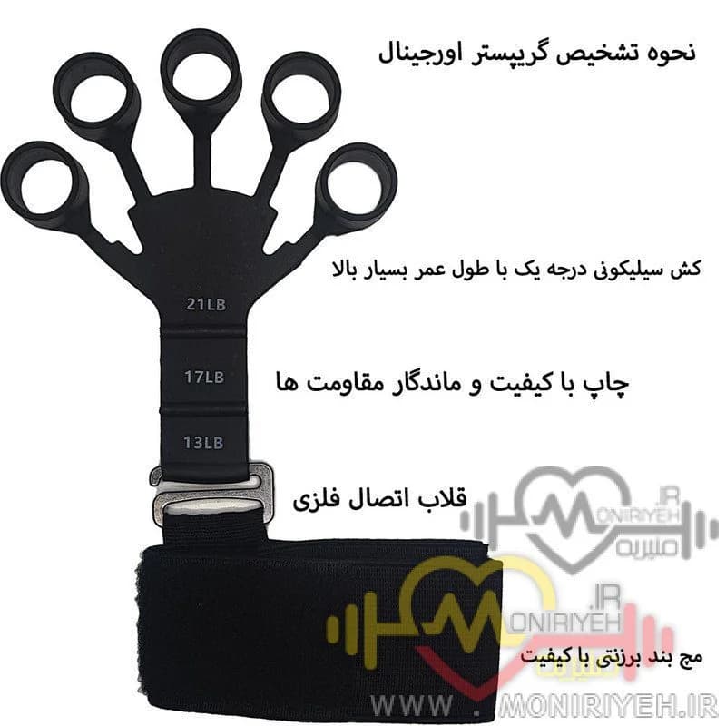 حلقه تقویت مچ و انگشت مدل گریپستر اورجینال — تصویر ۴