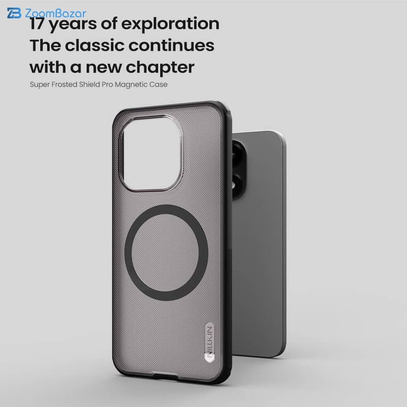 قاب نیلکین مدل Frosted Shield Pro Transparent Magnetic مناسب برای گوشی موبایل شیائومی 15T — تصویر ۸