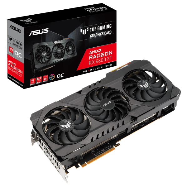 کارت گرافیک گیمینگ ایسوس مدل ASUS Radeon TUF RX 6800 XT OC Edition 16GB GDDR6