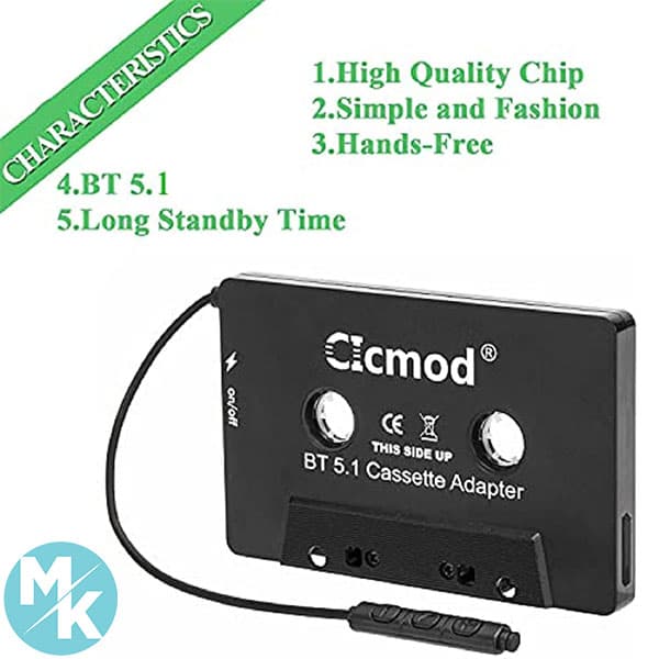 گیرنده کاست بلوتوث صوتی برند CICMOD مدل ZHX190625 — تصویر ۳