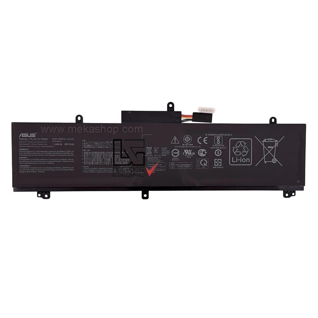 باتری اورجینال لپ تاپ ایسوس Asus GU502 GX502 مدل C41N1837