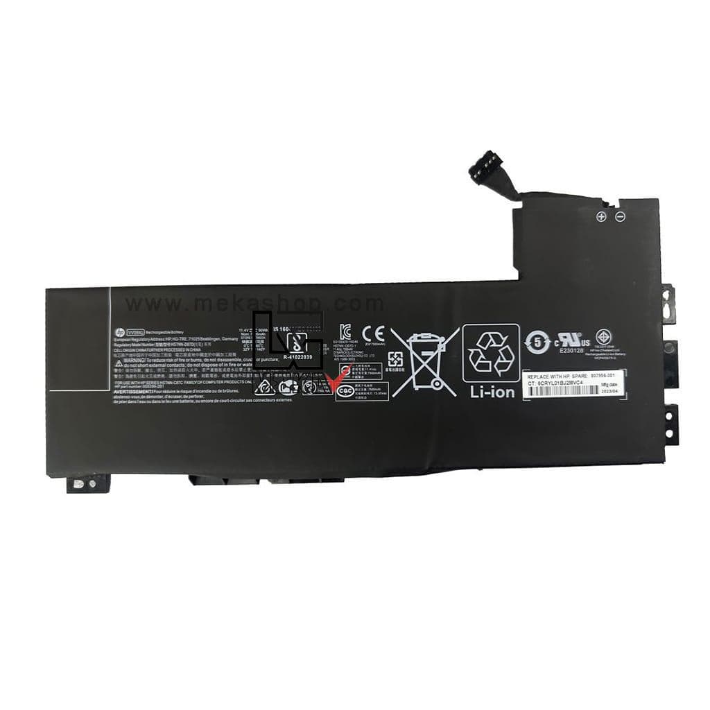 باتری اورجینال لپ تاپ اچ پی HP ZBook 15 G3 G4 مدل VV09XL