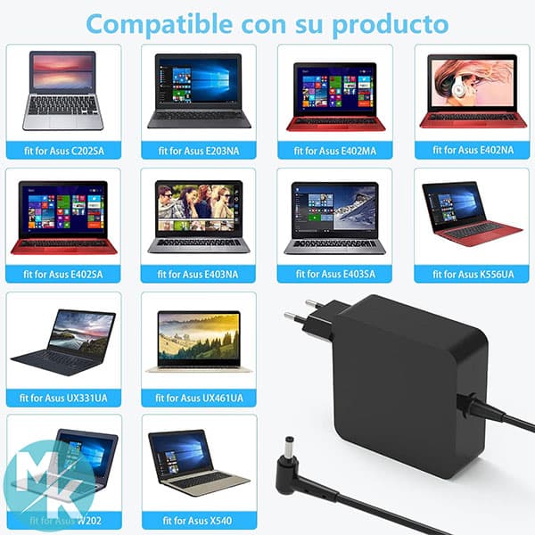 آداپتور 45 وات منبع تغذیه برند ASUS مدل DL45190237 — تصویر ۷