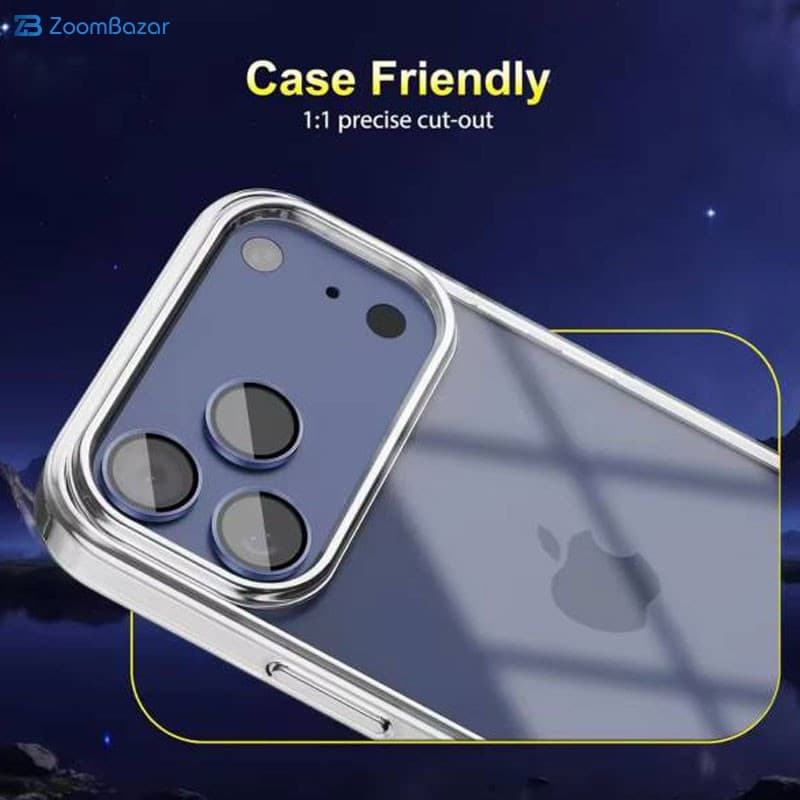گلس لنز دوربین فلزی بوف مدل Aluminum Metal-Guarantee مناسب برای گوشی موبایل اپل iPhone 16 Pro/ 16 Pro Max — تصویر ۷