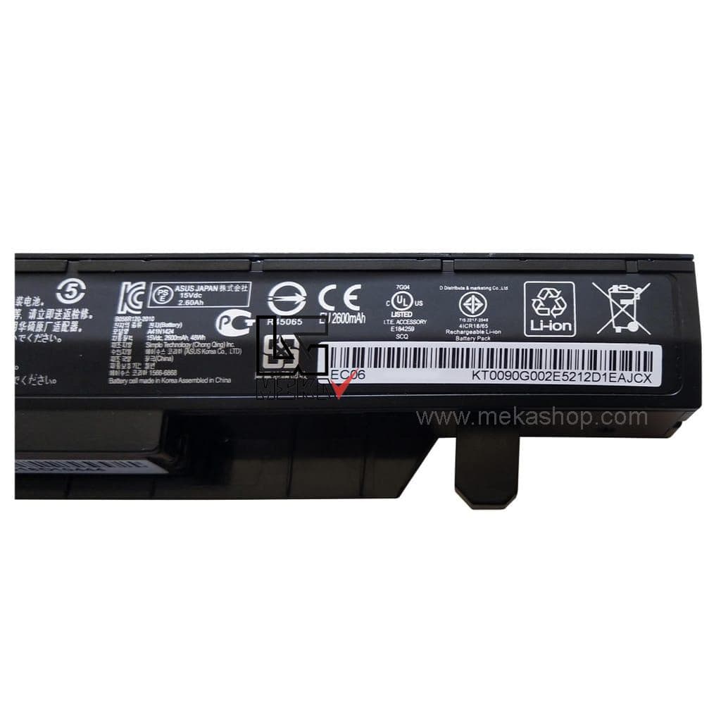 باتری اورجینال لپ تاپ ایسوس Asus GL552 مدل A41N1424 — تصویر ۴