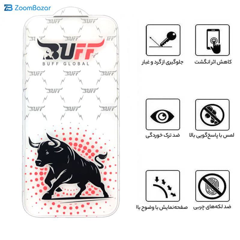 گلس بوف مدل Fighter Clear Edge مناسب برای گوشی موبایل اپل iPhone 17 Pro Max — تصویر ۵