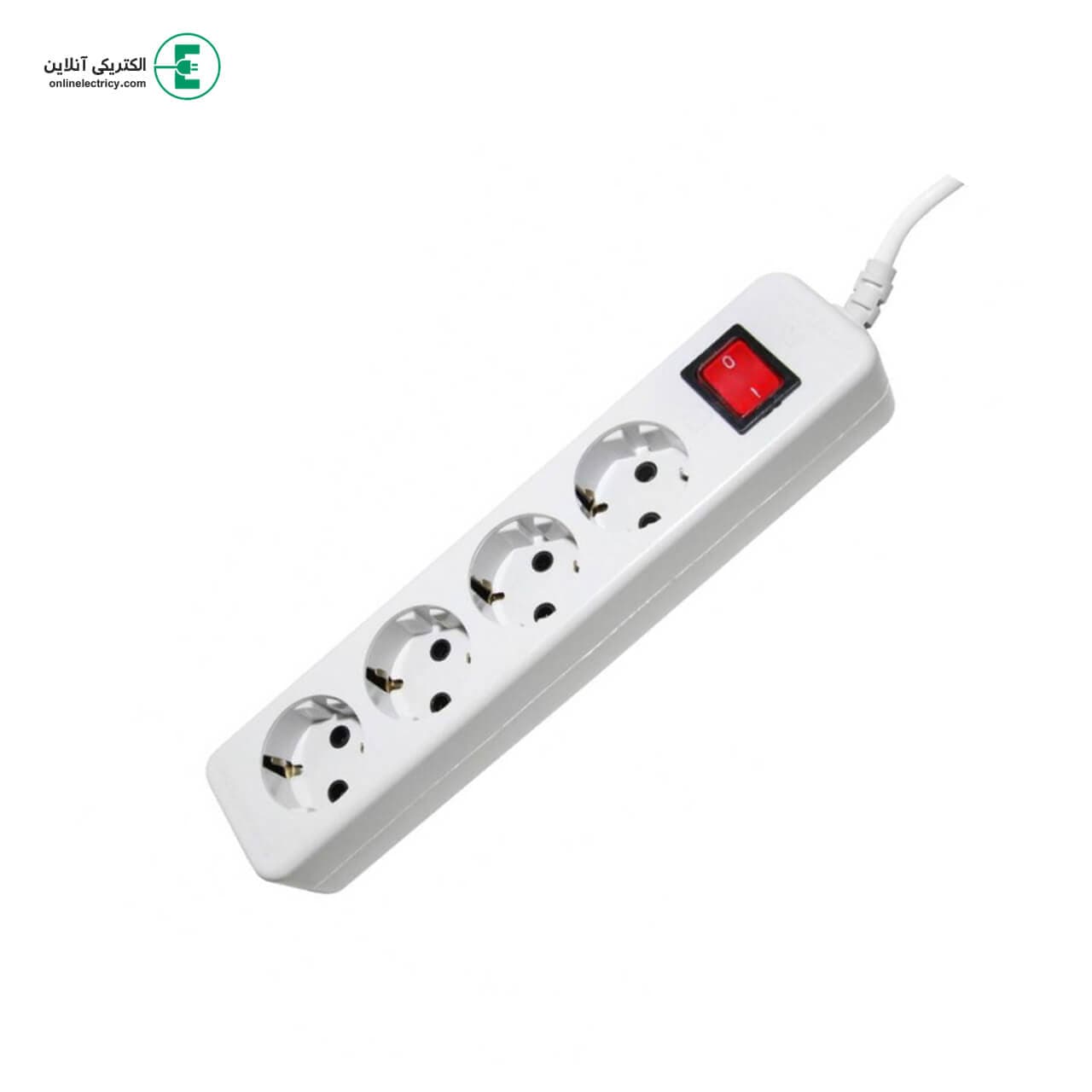 چهار راهی ارتدار با کلید با کابل 1/8 متری پارت الکتریک