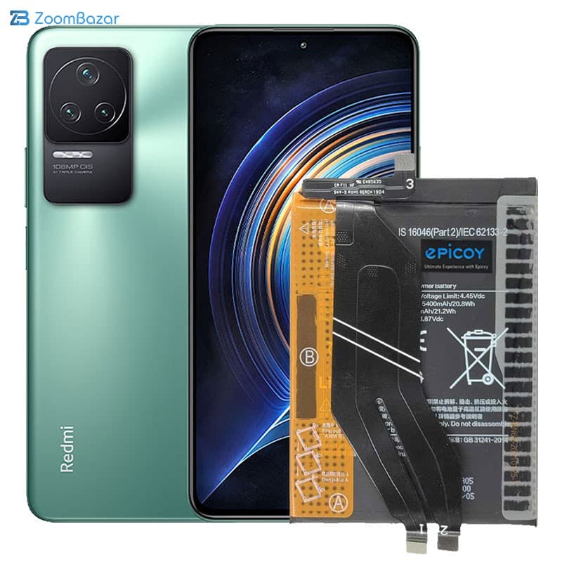 باتری موبایل اپیکوی مدل Gorillomi-BM5D-EAS ظرفیت 5000 میلی آمپر ساعت سازگار با گوشی موبایل شیائومی Redmi K50 Pro — تصویر ۴