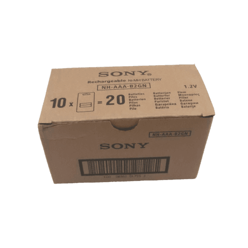 باتری نیم قلمی 1.2V 840mAh سونی SONY | بسته 20 عددی — تصویر ۲