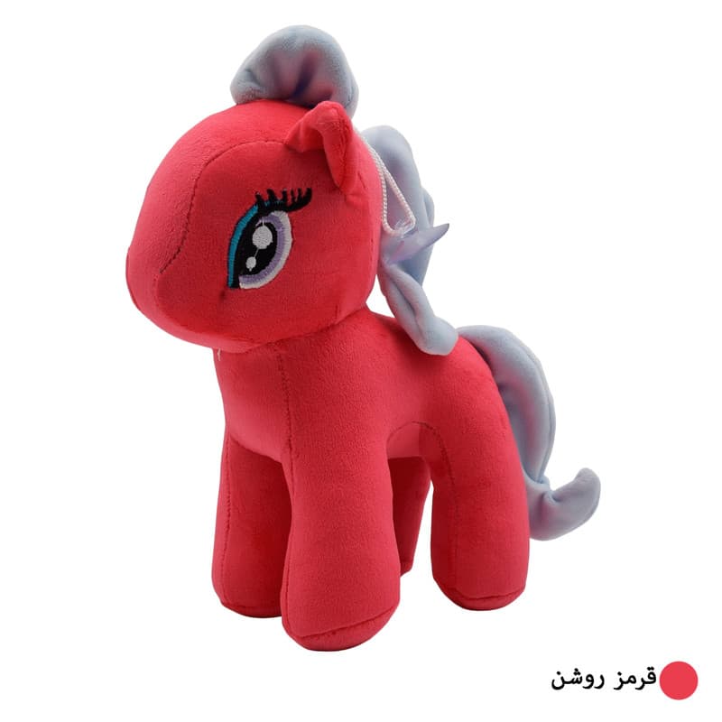 عروسک طرح اسب پونی یونیکورن ارتفاع 23 سانتی متر — تصویر ۴