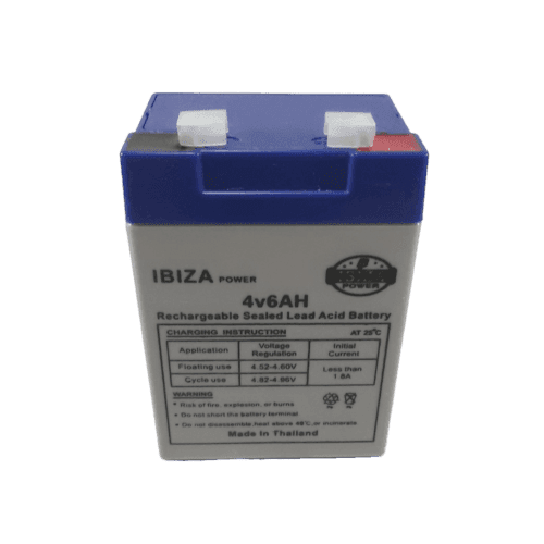 باتری لید اسید 4V 6Ah ایبیزا پاور IBIZA power