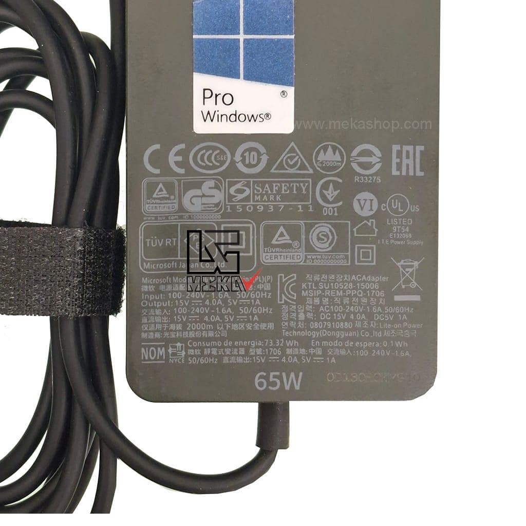 شارژر آداپتور لپ تاپ Microsoft Surface 4 15V 4A / 5V 1A 65W — تصویر ۲