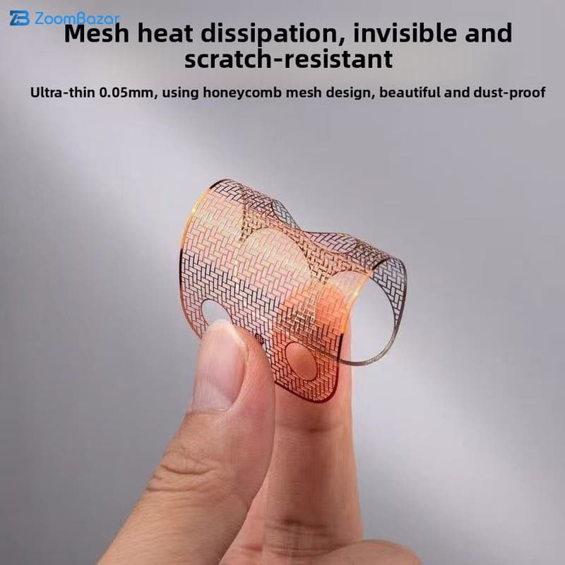 گلس لنز دوربین فلزی بوف مدل 2in1 FullProtection netshield مناسب برای گوشی موبایل اپل iPhone 17 Pro — تصویر ۷
