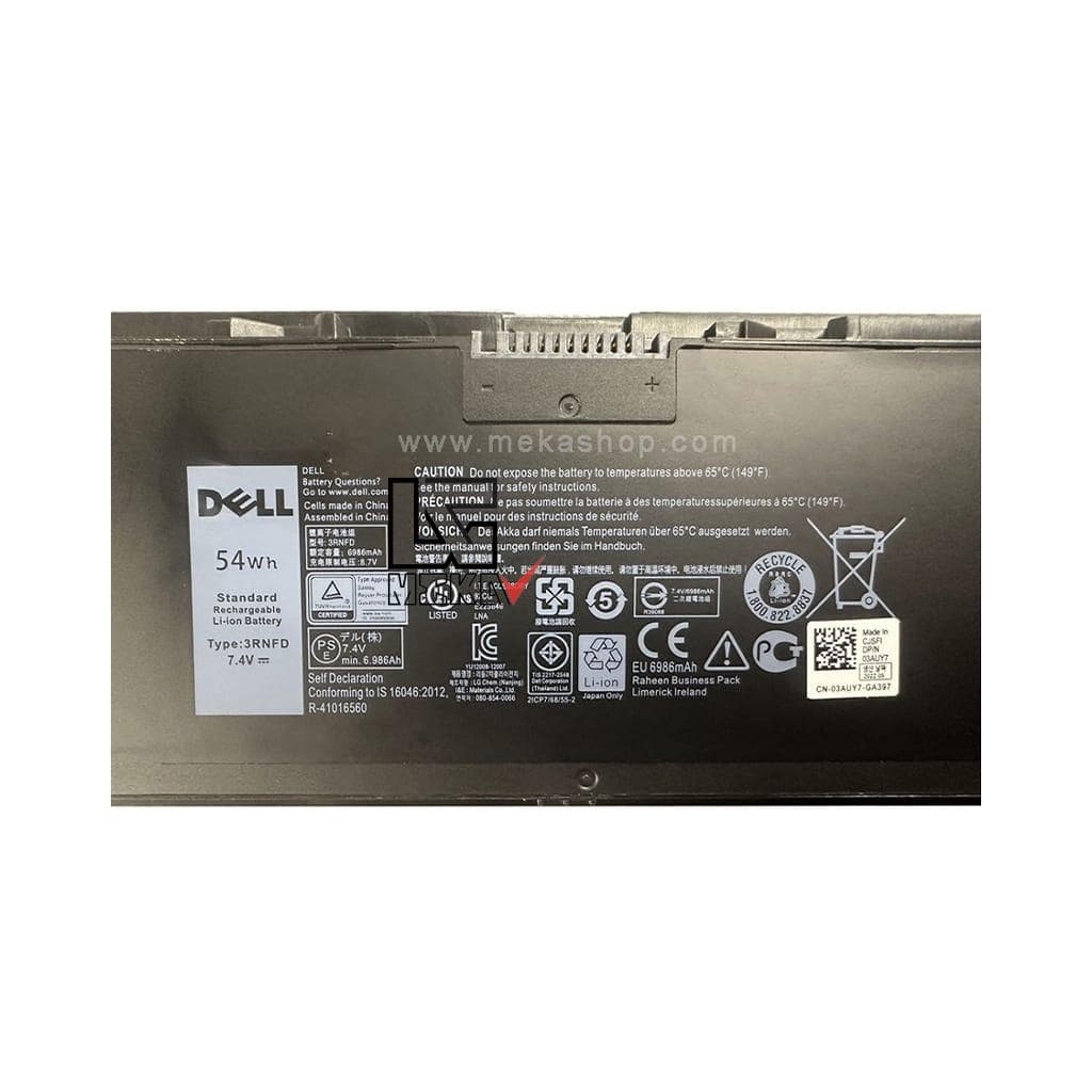 باتری اورجینال لپ تاپ دل Dell Latitude E7440 مدل 3RNFD — تصویر ۲