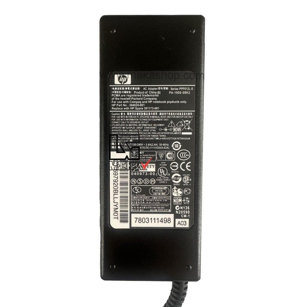 شارژر آداپتور لپ تاپ اچ پی Hp 19.5V 4.62A Pin 4.5*3.0 — تصویر ۲