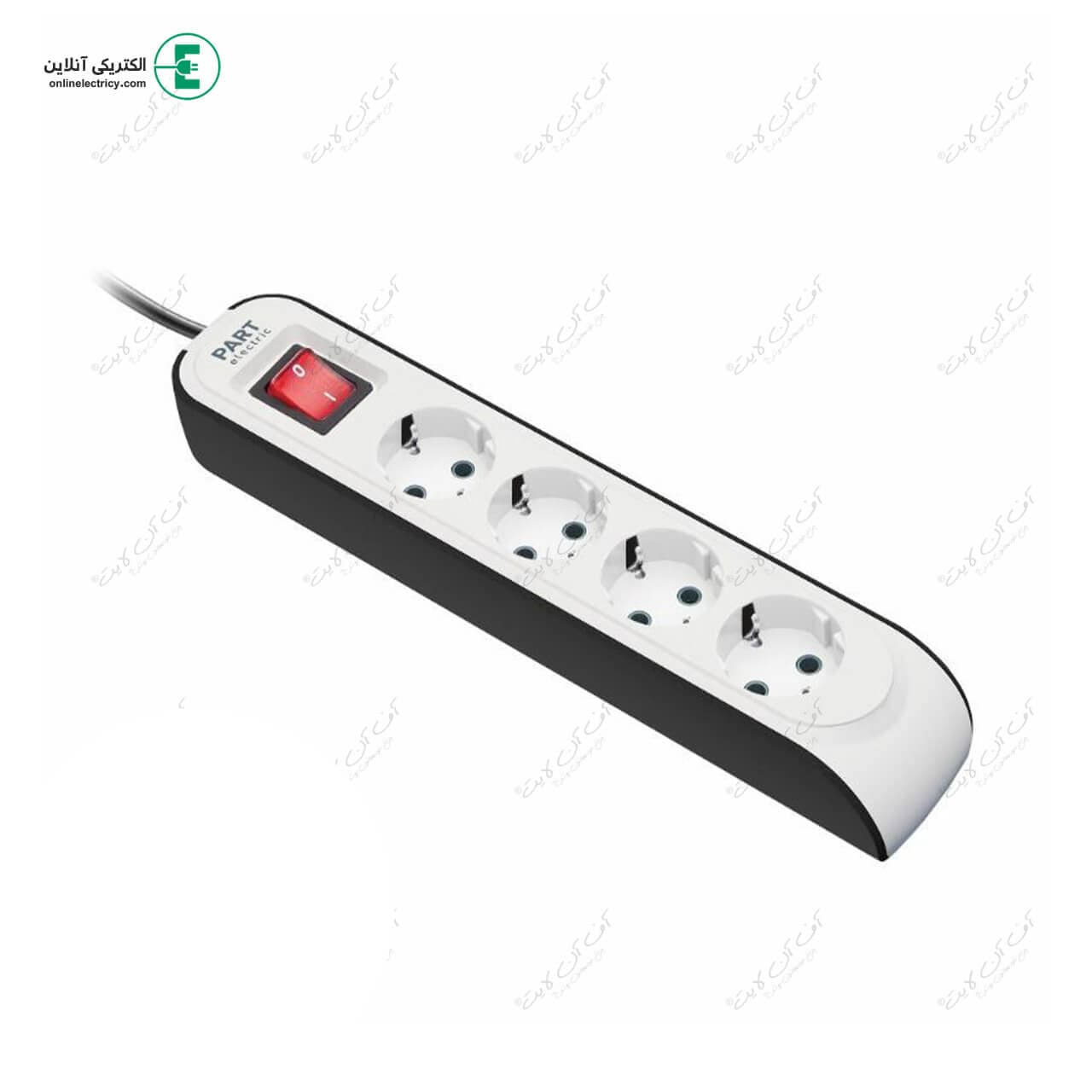 چهار راهی پارت الکتریک ارتدار با کلید و کابل 5 متری پارت الکتریک