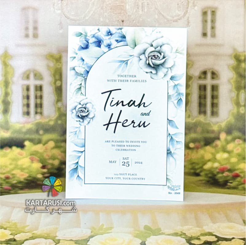 کارت عروسی کالکی SH3049 HEART — تصویر ۳