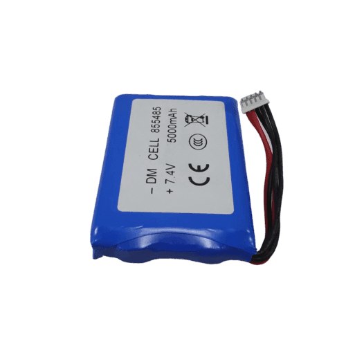 باتری لیتیوم پلیمر DM CELL 7.4V 5000mAh 855485 — تصویر ۳
