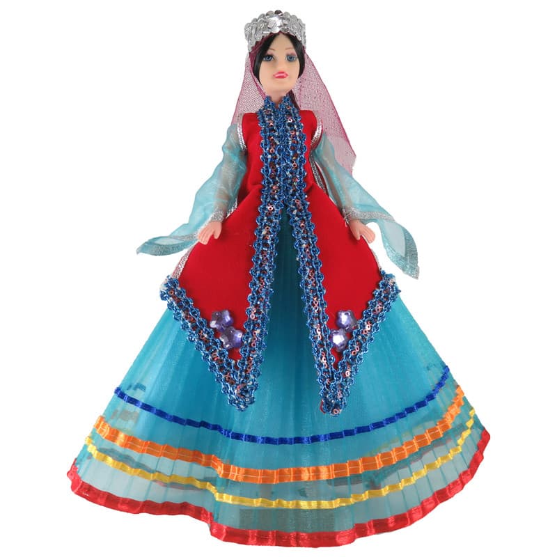 عروسک طرح سنتی مدل عروس ارتفاع 30 سانتی متر — تصویر ۲