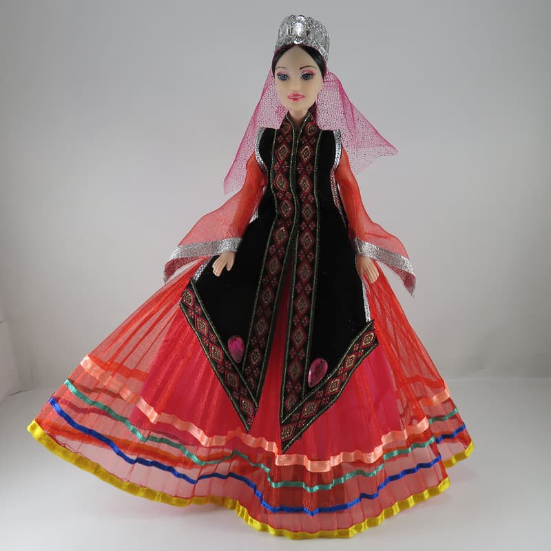 عروسک طرح سنتی مدل عروس ارتفاع 30 سانتی متر — تصویر ۳