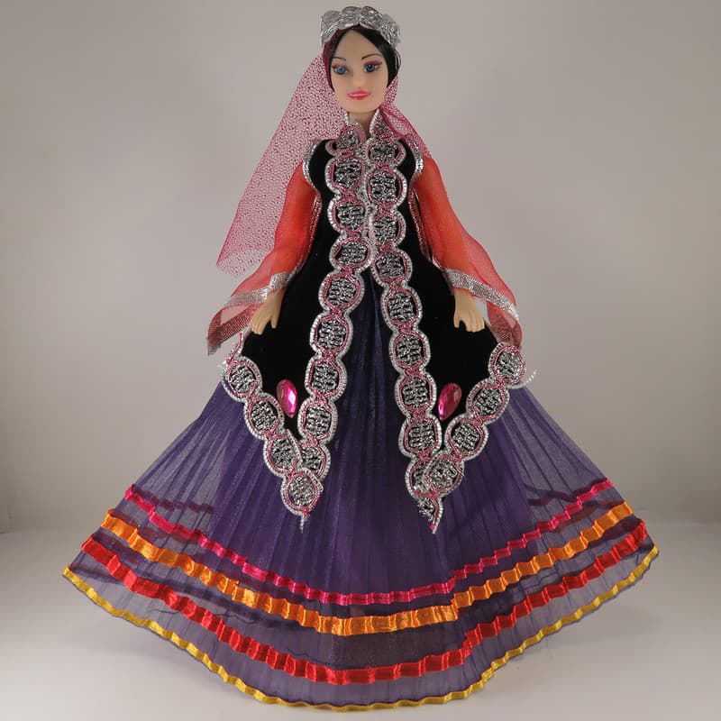 عروسک طرح سنتی مدل عروس ارتفاع 30 سانتی متر — تصویر ۵