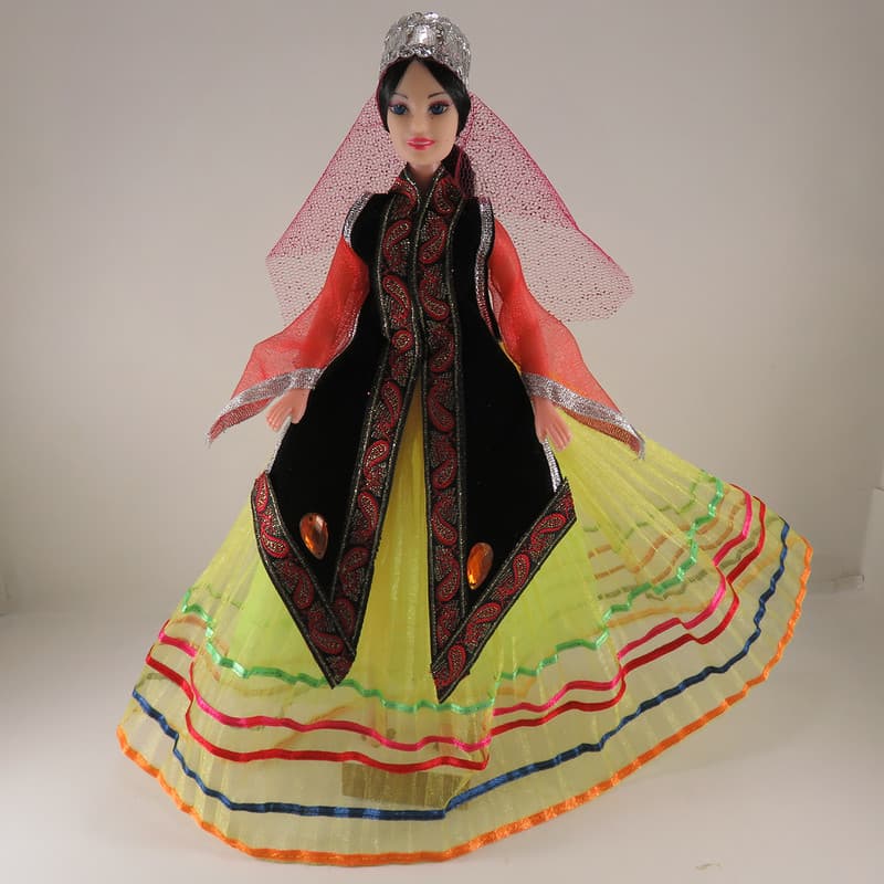 عروسک طرح سنتی مدل عروس ارتفاع 30 سانتی متر — تصویر ۴