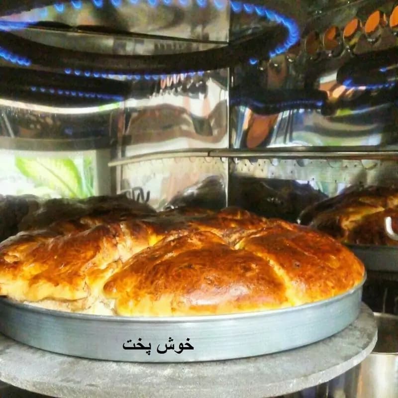 تنور پخت و پز گازی ممتاز بهشتی گرگان مدل استیل دو سینی — تصویر ۶