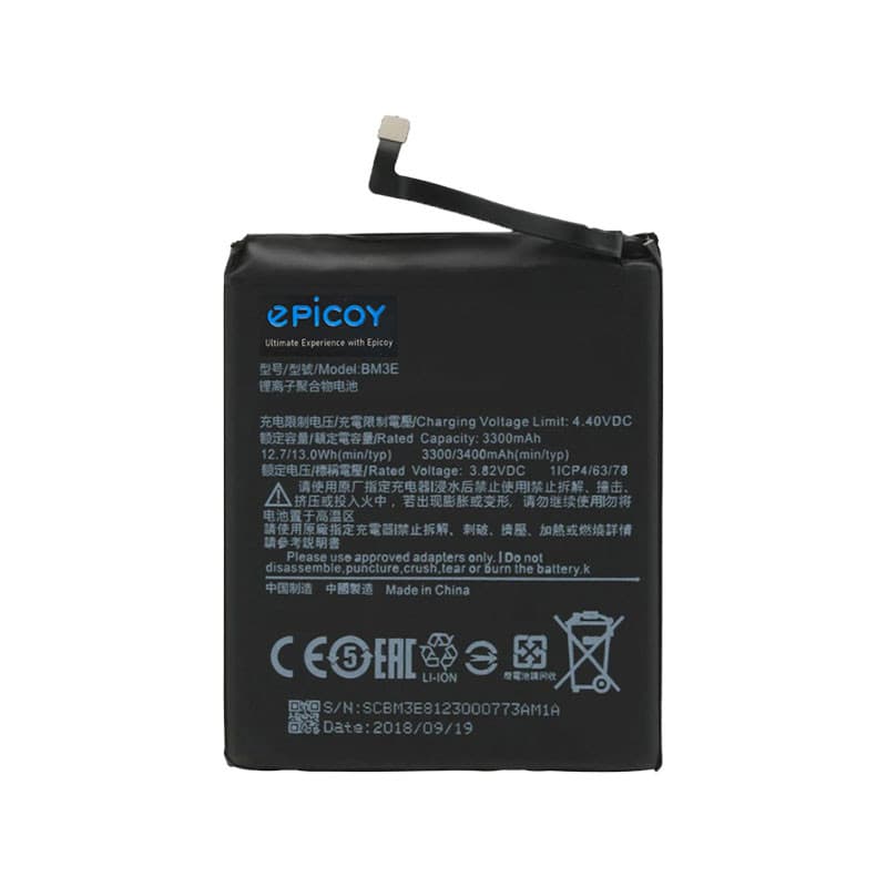 باتری موبایل اپیکوی مدل Gorillaomi-BM3E-EAS ظرفیت 3400 میلی آمپر ساعت سازگار با گوشی موبایل شیائومی Mi 8