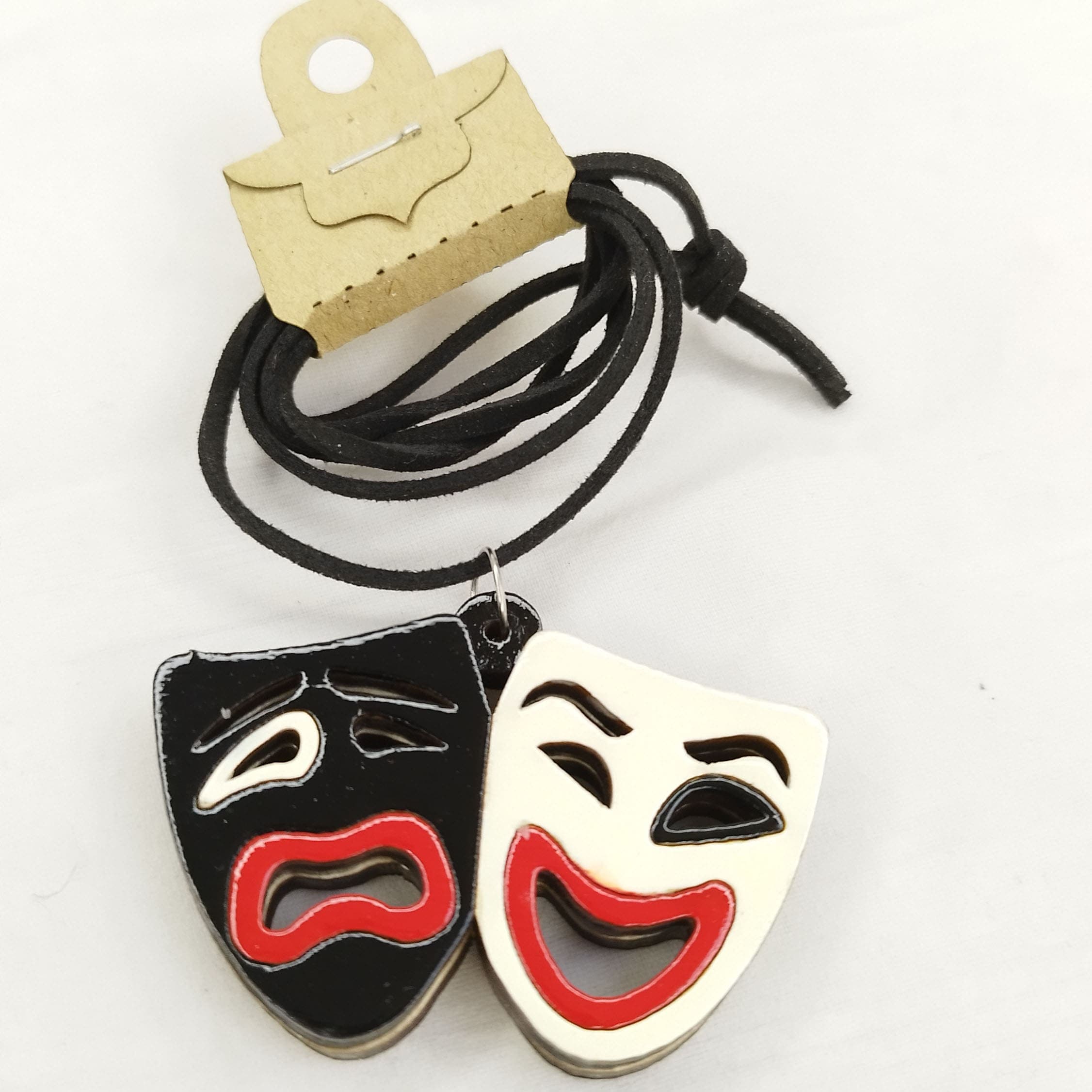 گردنبند طرح اشک و لبخند