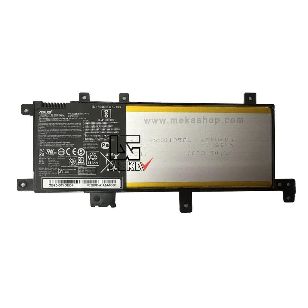 باتری اورجینال لپ تاپ ایسوس (Pn: C21N1634)Asus X542